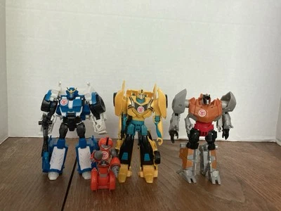 Transformers Robots In Disguise Bumblebee, Strongarm, Grimlock, And Fixit Lot - Image 1 of 4