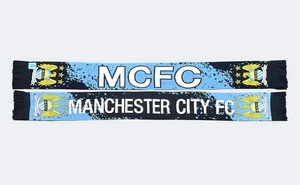 Manchester City Football Club MCFC Soccer Scarf Brand New - Imagen 1 de 5