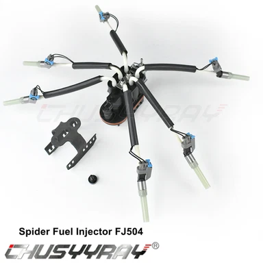 6 inyectores de combustible Spider para 99-13 Chevrolet Silverado Astro S10 GMC Savana 1500 Foto 1 de 4