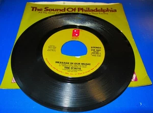 O'Jays, Message In Our Music / She's Only A Woman - Picture 1 of 1