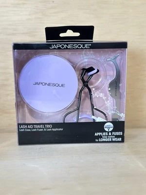 JAPONESQUE - Estuche trío pestañas viaje ayuda pestañas espejo, fusor, aplicador - SELLADO Foto 1 de 2