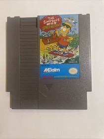 The Simpsons: Bart vs the Space Mutants NES Nintendo  (Untested)
