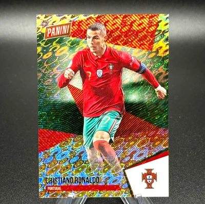 Cristiano Ronaldo 2021 Panini The National Diskettes Prizm #d 08/25 SSP Portugal - Image 1 of 4