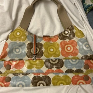 Orla Kiely Shoulder Bag Multi Colour Floral - Picture 1 of 7