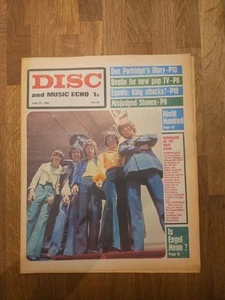 Disc and Music Echo June 29th 1968 the Marmalade Cover Donovan Poster - Imagen 1 de 4
