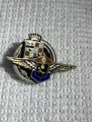 Vintage Cadillac Crest with Wings Lapel Pin – Car Club Dealership Badge Ohio R - Image 1 of 4