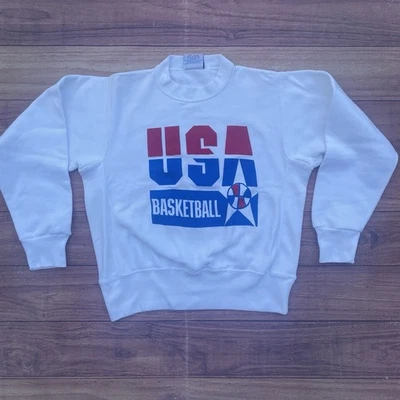 VTG 90s "Dream Team" USA Basketball  Reverse Weave Crewneck Men's Sz Medium - Imagem 1 de 4