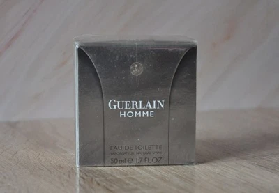 Туалетная вода GUERLAIN HOMME 50 мл, старая версия, очень редкая и новая - Изображение 1 из 4