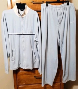 Sean John Tracksuit Mens Velour Outfit Joggers Warm Up Set Y2K - Picture 1 of 9