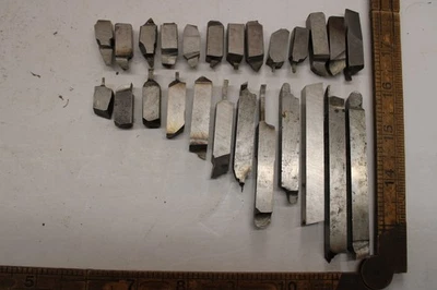 x25 Lathe tools HSS Toolsteel 3/8" shanks or less Turning tools Lot#1 - Image 1 of 3