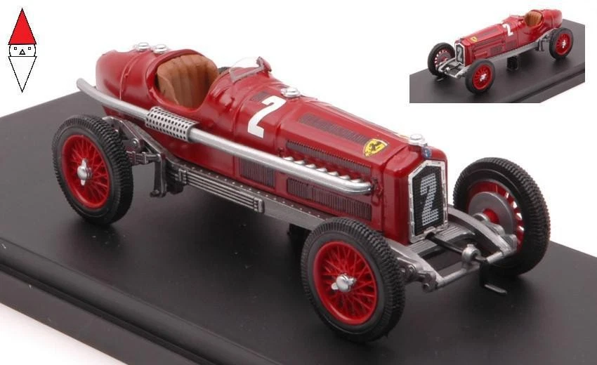 1/43 RIO ALFA ROMEO F1  P3 N 2 WINNER GERMANY GP 1932 R.CARACCIOLA RED - Immagine 1 di 3