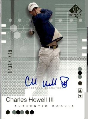 2002 SP GAME AUTHENTIC ROOKIE AUTOGRAPH #101 CHARLES HOWELL III RC (0539/1499) - Image 1 of 2