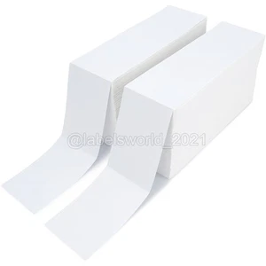Etichette 4"x6" Fanfold spedizione termica diretta per zebra e avvolgibile 4000-100000 pz - Foto 1 di 7