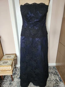 Helen Morley Lace Pattern Long Dress. Size 12 - Picture 1 of 20