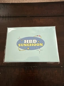 ENHYPEN Sunghoon - HBD FAI DA TE FOTO CARD GHIRLANDA NUOVA SIGILLATA. Merce Ufficiale  - Foto 1 di 4