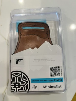 Bianchi The Minimalist Outside The Waistband Holster W/ Slots 105 Tan Right Hand - Image 1 of 3