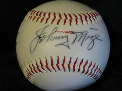 JSA JOHNNY MIZE SIGNED BASEBALL AUTO NEW YORK YANKEES HOF AUTOGRAPH COA - Image 1 of 4
