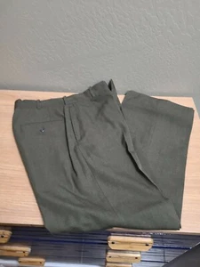 USMC Enlisted Uniform Alpha Service Dress Trousers Pants 31S DSCP - Picture 1 of 5