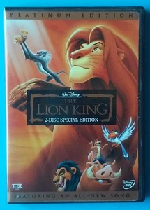 The Lion King (DVD,2003,2-Disc,Platinum Edition)  MINT CONDITION (FREE SHIPPING) - Picture 1 of 1