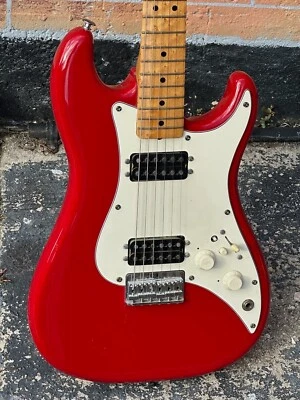 1981 Fender Bullet H-2 Guitar Dakota Red w/a maple neck w/a pair of Humbuckers. - Image 1 of 4