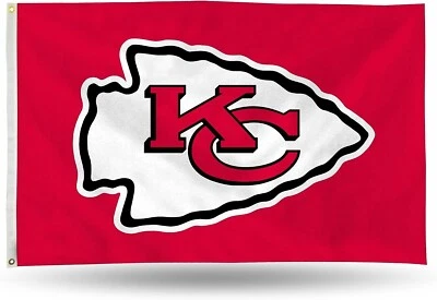 Kansas City Chiefs 3x5 ft Flag Banner NFL Football Free Shipping