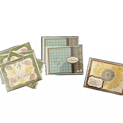 Stampin' Up! Handmade Thanksgiving Cards - set of 7 - NEW - Image 1 of 4