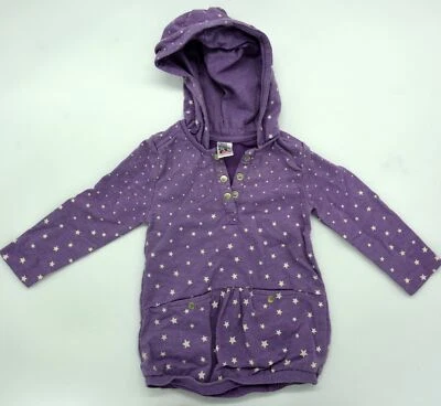 Original Baby Sternen Kapuzen Kleid von Zara Größe 9-12M 74 - Bild 1 von 2