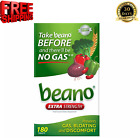 Beano  Extra Strength Food Enzyme Ultra 800 Dietary Supplement, 180 Tablets New