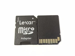 NEW 2 X Lexar MicroSD MicroSDHC TF Card To SD Card Adapter