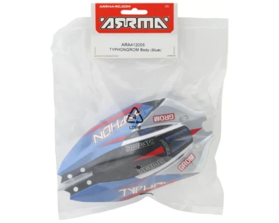 ARRMA ARA412005 Typhon Grom RC Buggy Body Shell Blue / Silver 412005 - Image 1 of 2