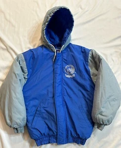 Vintage Minnesota Timberwolves Jacket Youth Size XL 90s NBA Korea Puffer Coat - Picture 1 of 20