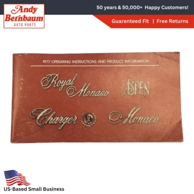 1977 Dodge Propietario Instrucciones de Uso & Producto Información Manual Guía - Imagen 1 de 4