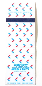 PACIFIC WESTERN AIRLINES MATCHBOOK COVER * - Picture 1 of 2