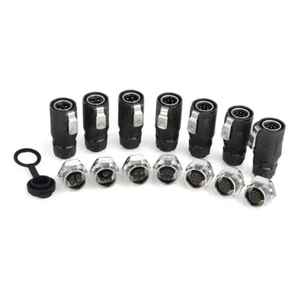 IP67 Electrical Industrial Panel Automotive Power Aviation Connector M16 2-9 Pin - Picture 1 of 19