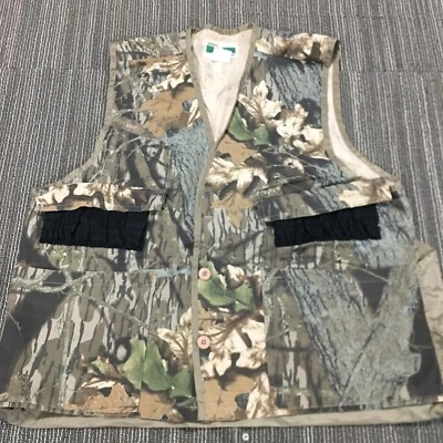 Mossy Oak Break Up Hunting Vest Mens Large Game Hunter Camo Duck  Bird Fowl - Image 1 of 4