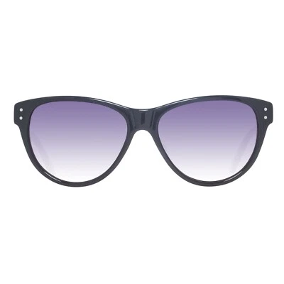 Just Cavalli JC497S 01B Black Round Cat Eye Plastic Sunglasses Frames 56-15-135 - Image 1 of 3