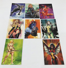 2008 RITTENHOUSE WOMEN OF MARVEL CARD EMBOSSED T-CHASE CARD 8 OUT OF 9