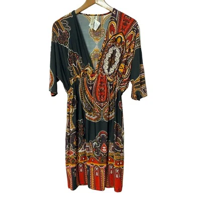 Nuevo con etiquetas Vestido Cristina Love Mujer Talla Grande 1X Cintura Imperio ELASTIZADO Informal Regalo Foto 1 de 4