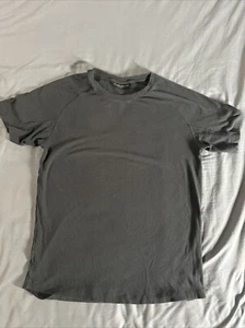 Alphalete Men’s Monarch Collection Ribbed T- Shirt - Dark Gray (S) - Picture 1 of 9