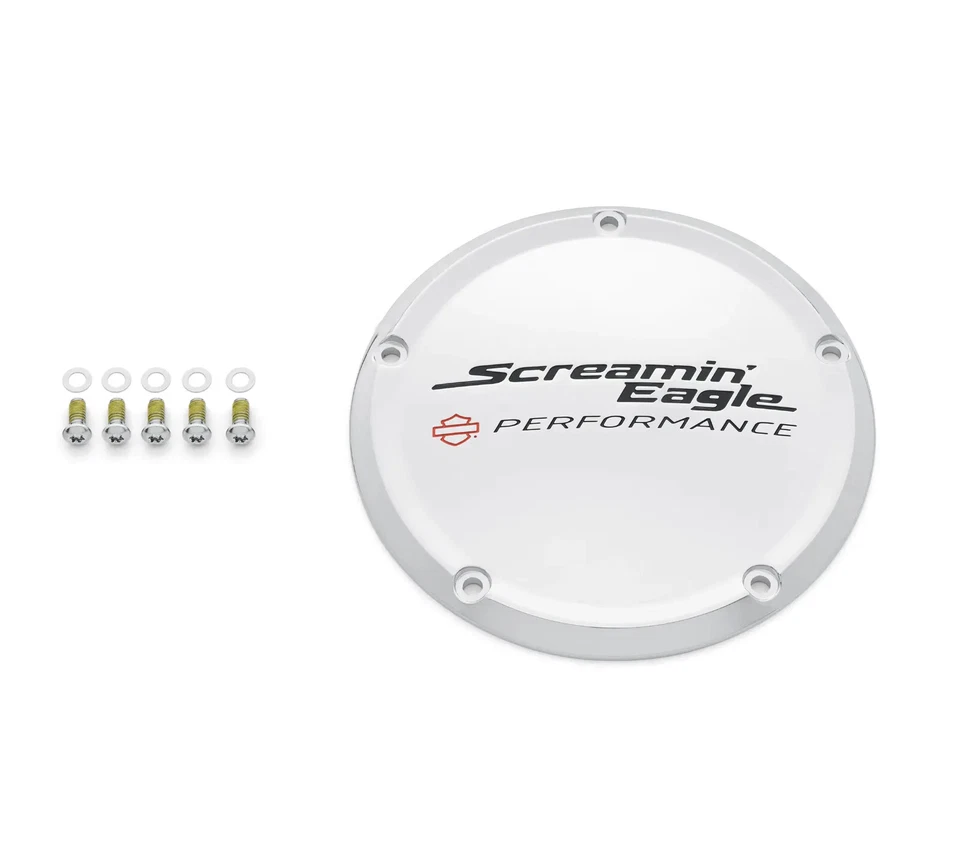 HARLEY-DAVIDSON OEM Screamin' Eagle Derby Cover CHROME 25701404 Fits 2016