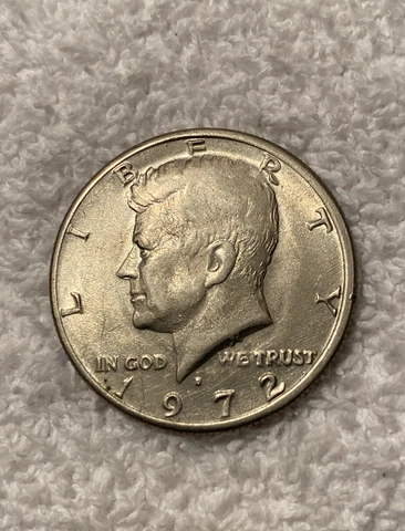 1972 D Kennedy Half Dollar Coin Rare Cover