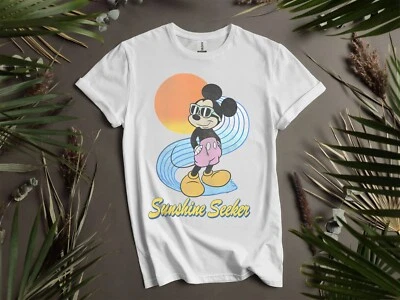 Disney Mickey Mouse Sunshine Seek T-Shirt T Shirt Herren Damen Unisex Tshirt K111 - Bild 1 von 4