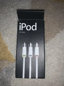 Genuine Apple iPod Composite Audio Hi-Fi AV Cable M9765G/A - Picture 1 of 1