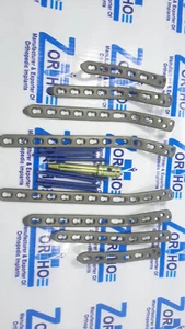 Locking Dïstal Humerüs Medïal Plates 5,7, 9 & 11 L & R with LCP Screw 53 Pcs TT - Picture 1 of 5