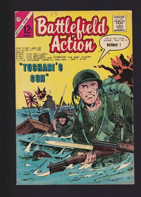 BATTLEFIELD ACTION #56 (Charlton Comics 1965) -- Silver Age War -- FN/VF - Image 1 of 2