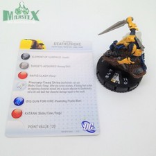 Heroclix Justice League New 52 set Deathstroke #020 Rare figure w/card!