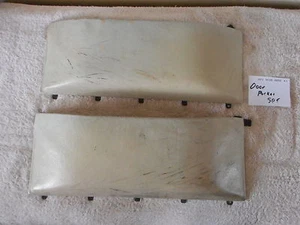 Mercedes Benz W108 Cream Front Door Pocket Set map doors Türtasche Kartentasche - Foto 1 di 9