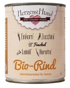 Herzenshund Bio Rindfleisch | 6x800g Hundenassfutter - Bild 1 von 1