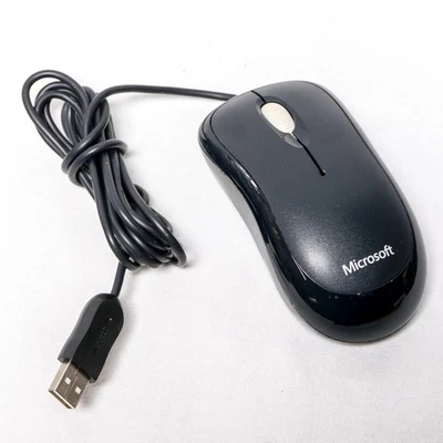 ⭐ Microsoft Basic Optical USB Mouse v2.0 - MSK-1113  X821908-014 - TESTED WORS ⭐ - Image 1 of 4