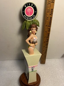 MIAMI BREWING VICE HOT DETECTIVE IN A BIKINI draft beer tap handle. FLORIDA - Picture 1 of 23